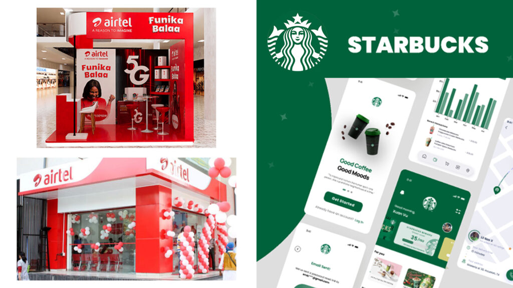 Airtel Starbucks color