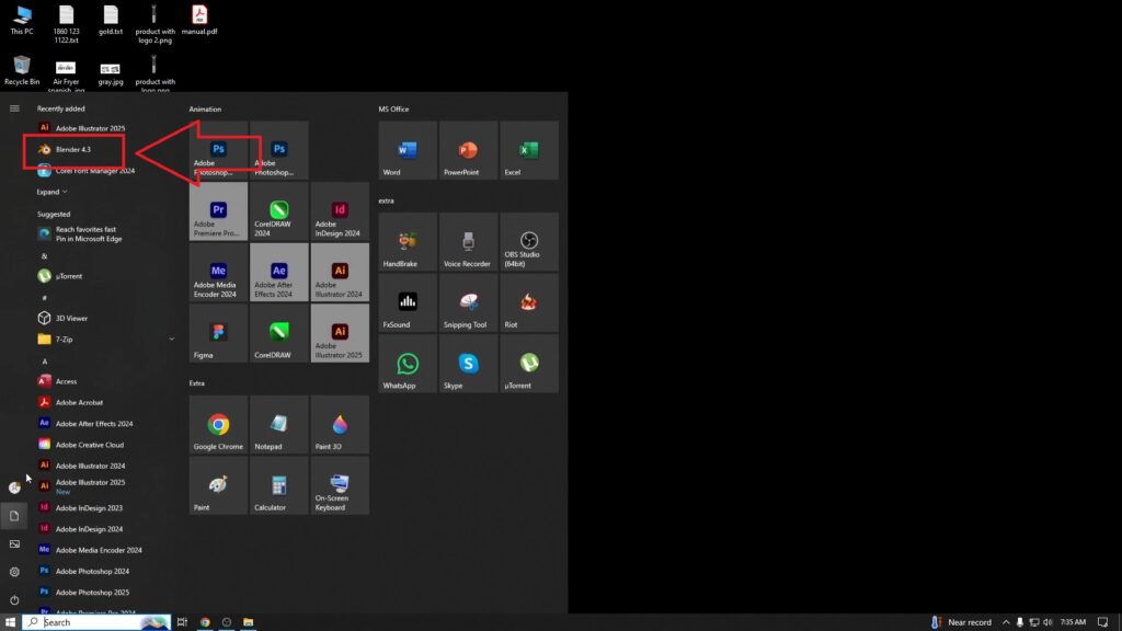 Open blender